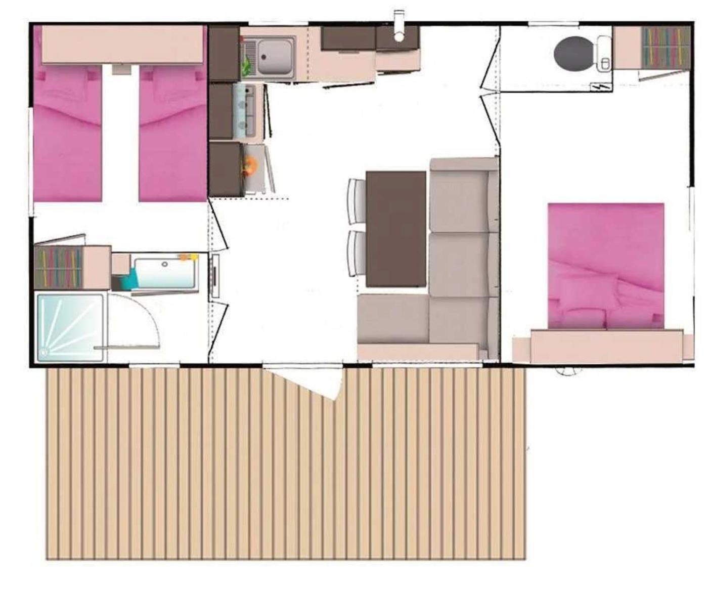 Camping 4 Etoiles - Piscine - Ccaaeah Ла-Боль-Эскублак Экстерьер фото